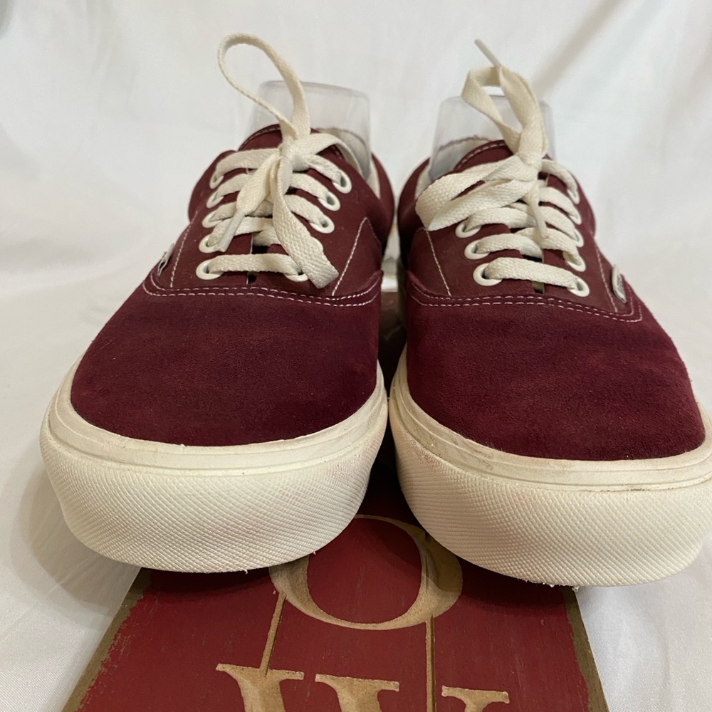 Vans Comfycush Era Shoes Suede sneakers, Wine Red, Men’s Size 8.5, Women’s 10 - Picture 9 of 12